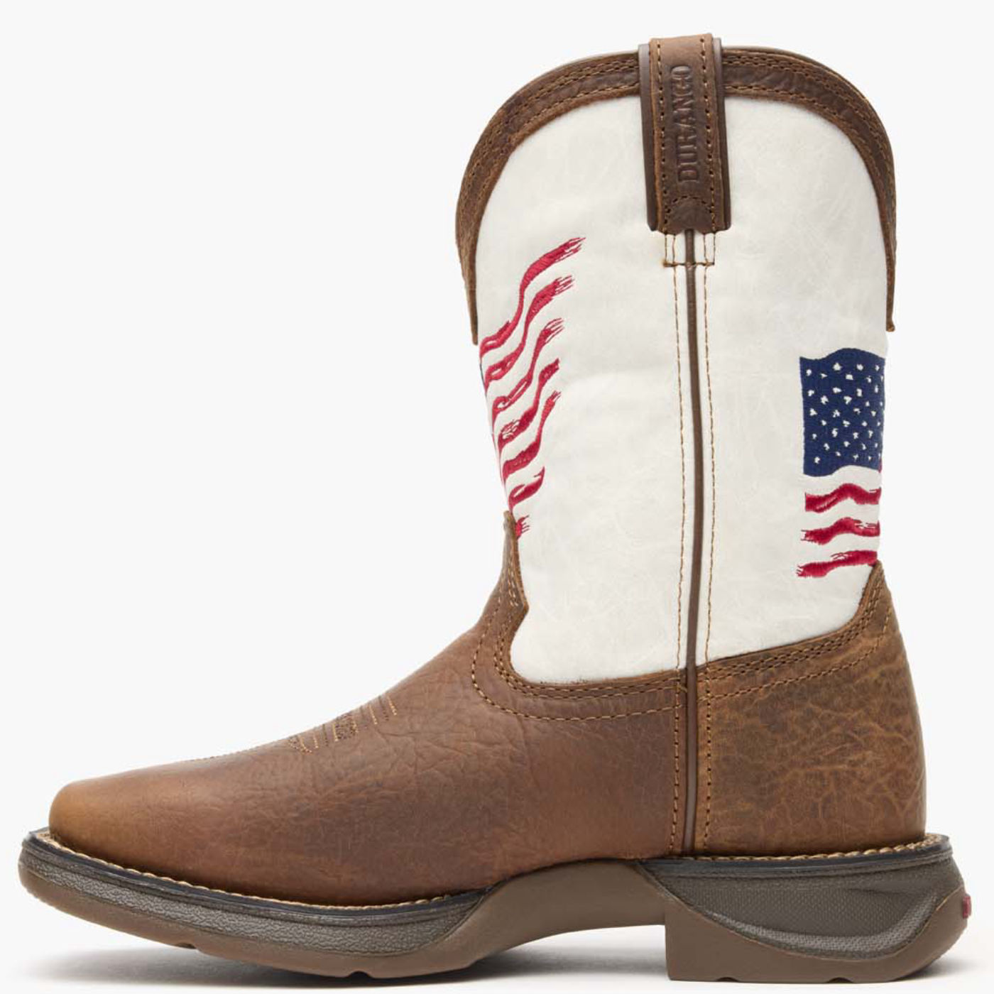 Lil' Rebel™ by Durango® Big Kids Distressed Flag Western Boot