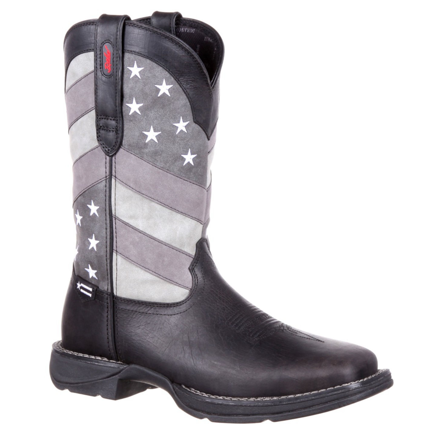 Rebel by Durango® Faded Black Flag Western Boot