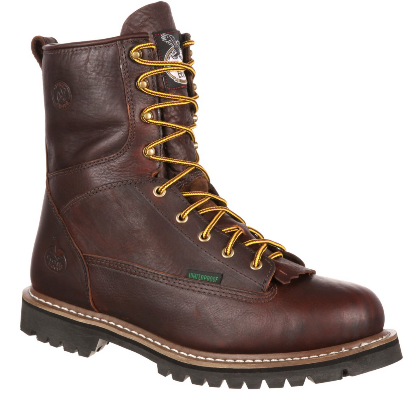 Georgia Boot Waterproof Lace-To-Toe Work Boot