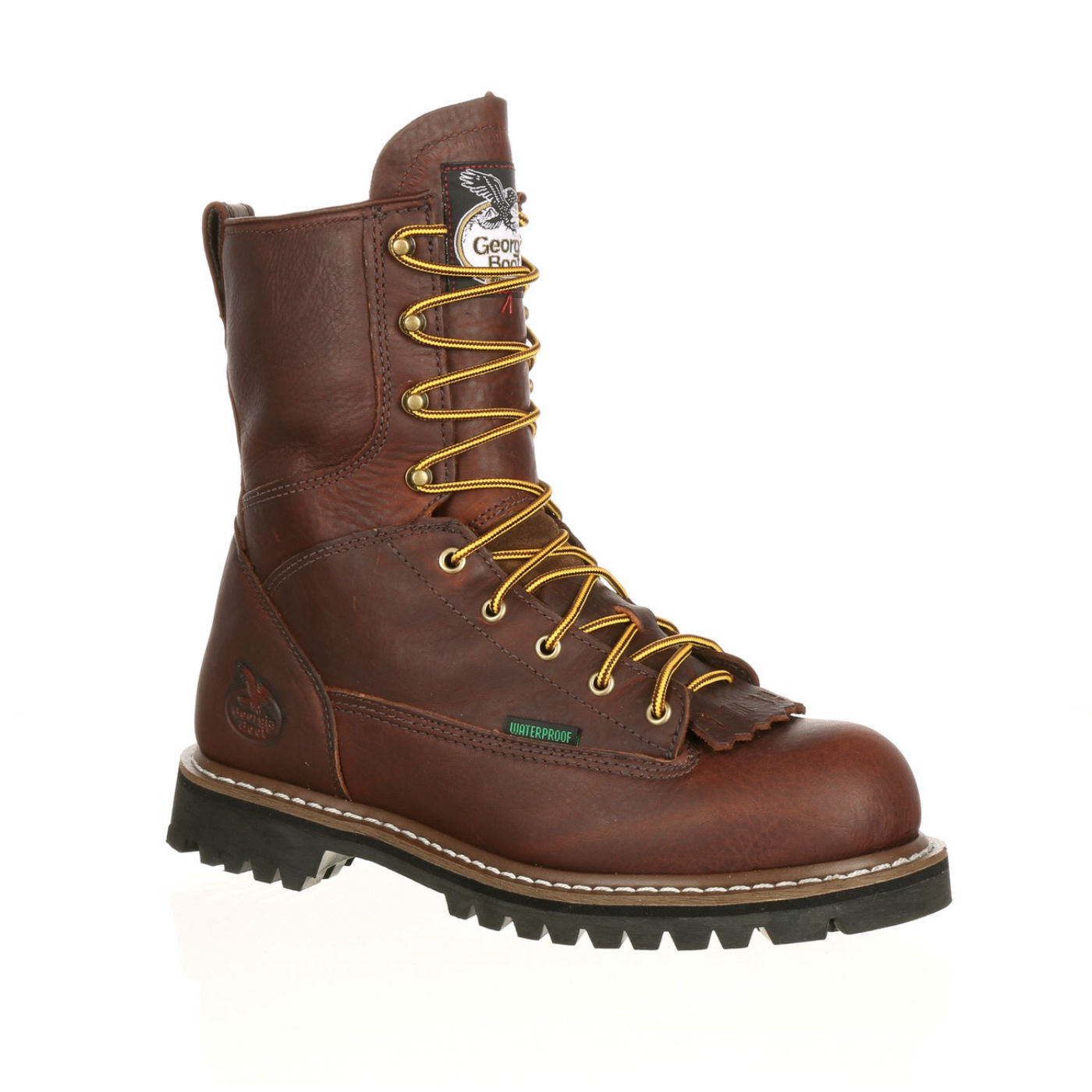Georgia Boot Steel Toe Waterproof Lace-To-Toe Work Boot
