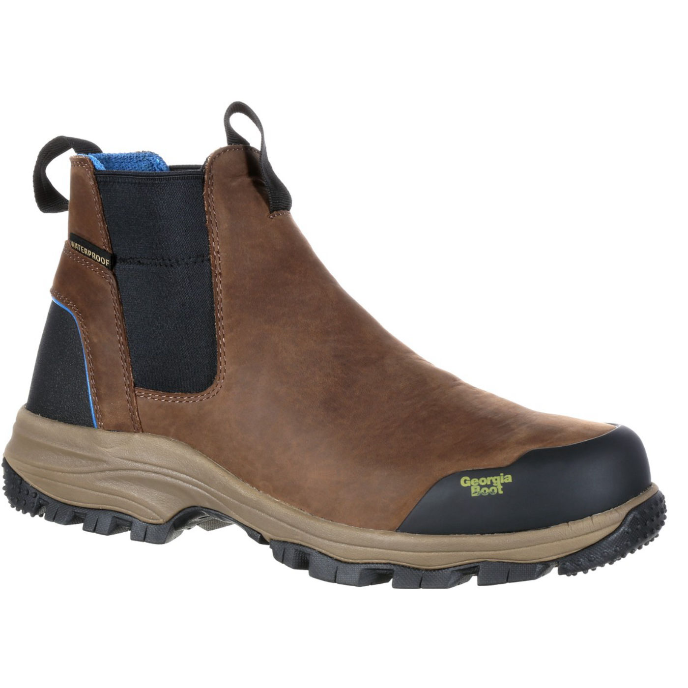 Georgia Boot Blue Collar Chelsea Waterproof Work Romeo Boot