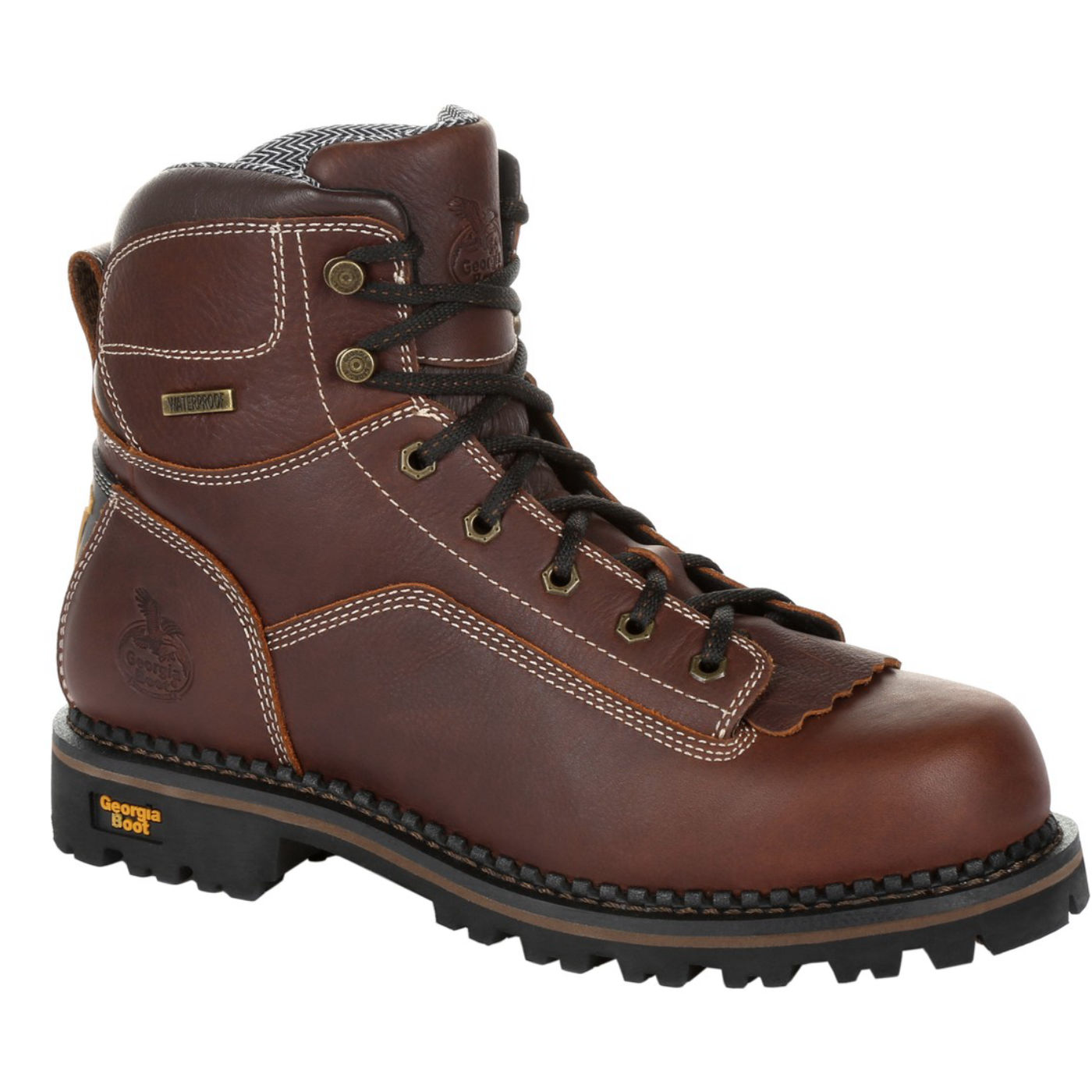 Georgia Boot AMP LT Logger Low Heel Waterproof Work Boot