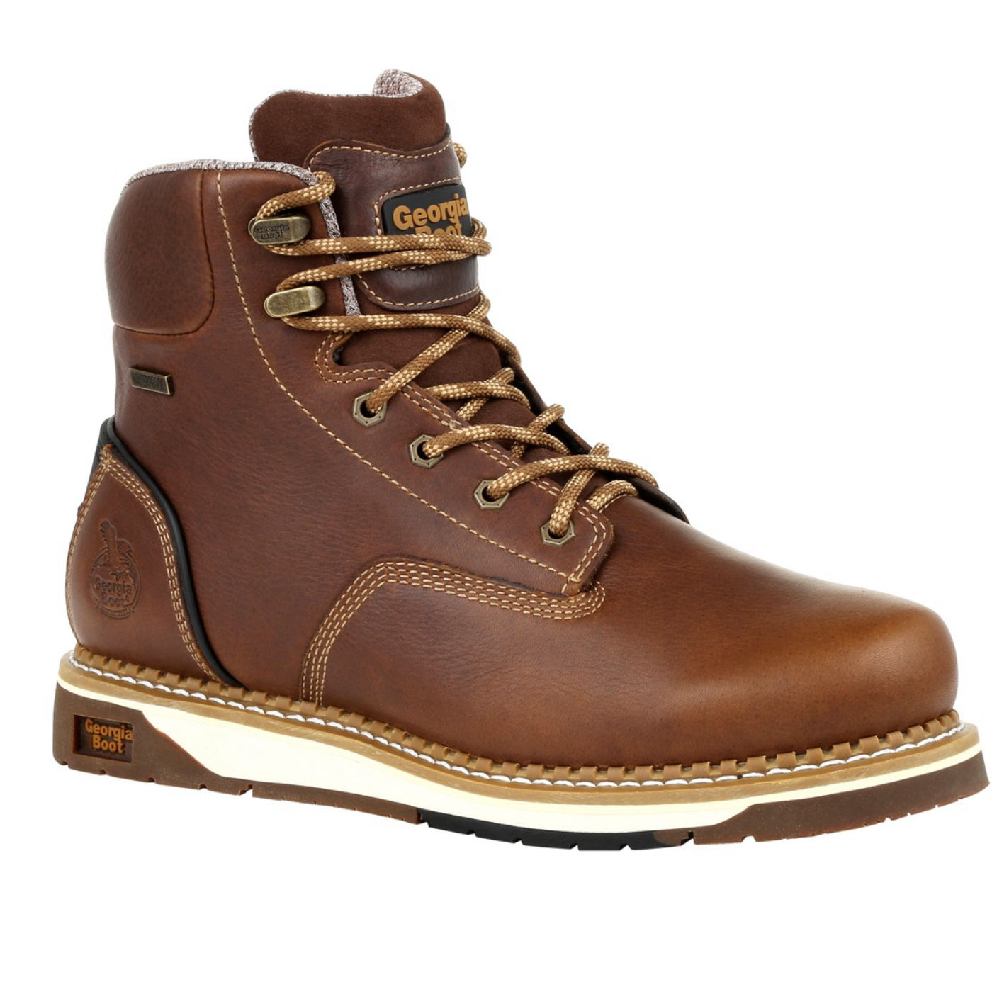 Georgia Boot AMP LT Wedge Steel Toe Waterproof Chelsea Work Boot