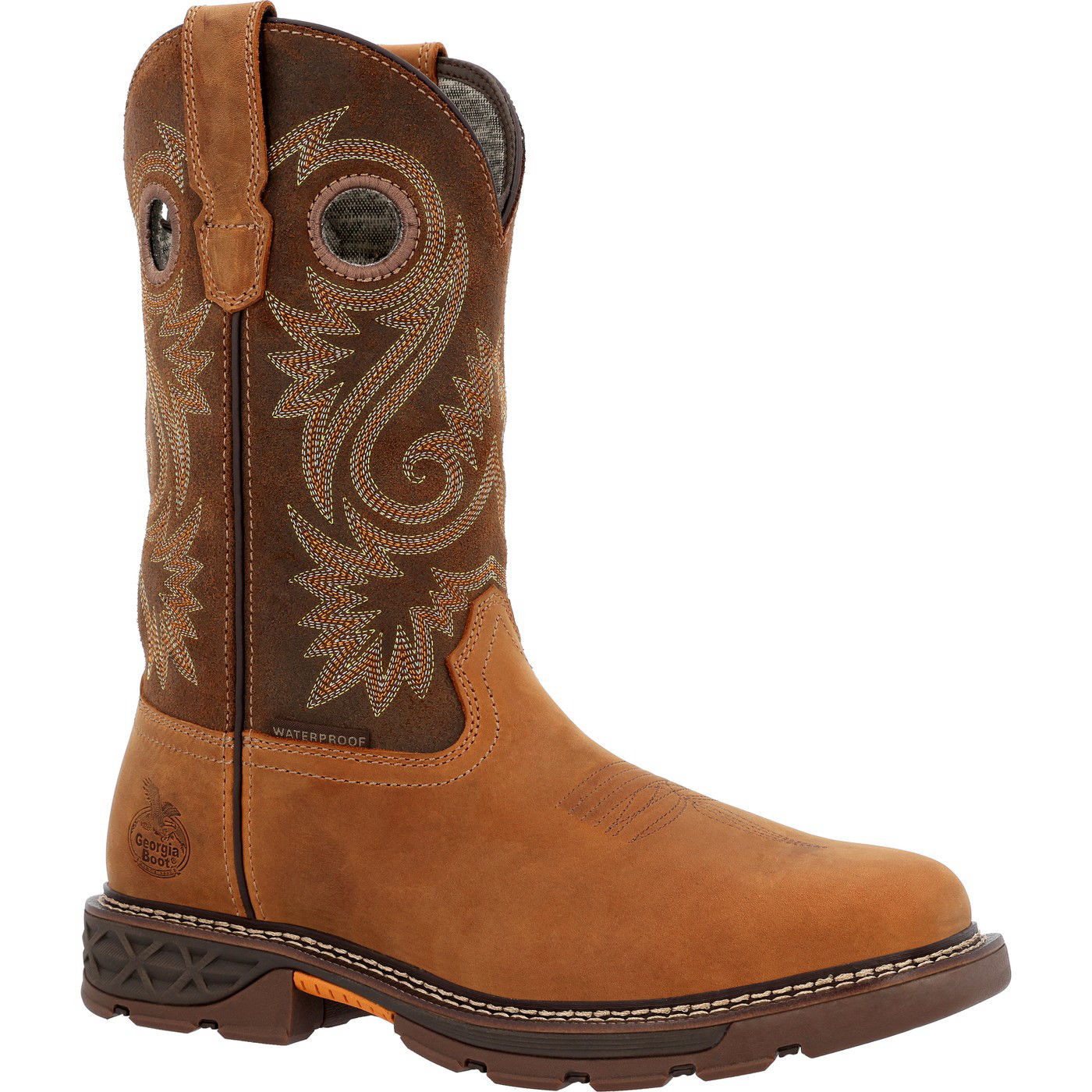 Georgia Boot Carbo-Tec FLX 11" Waterproof Alloy Toe Pull On Work Boot