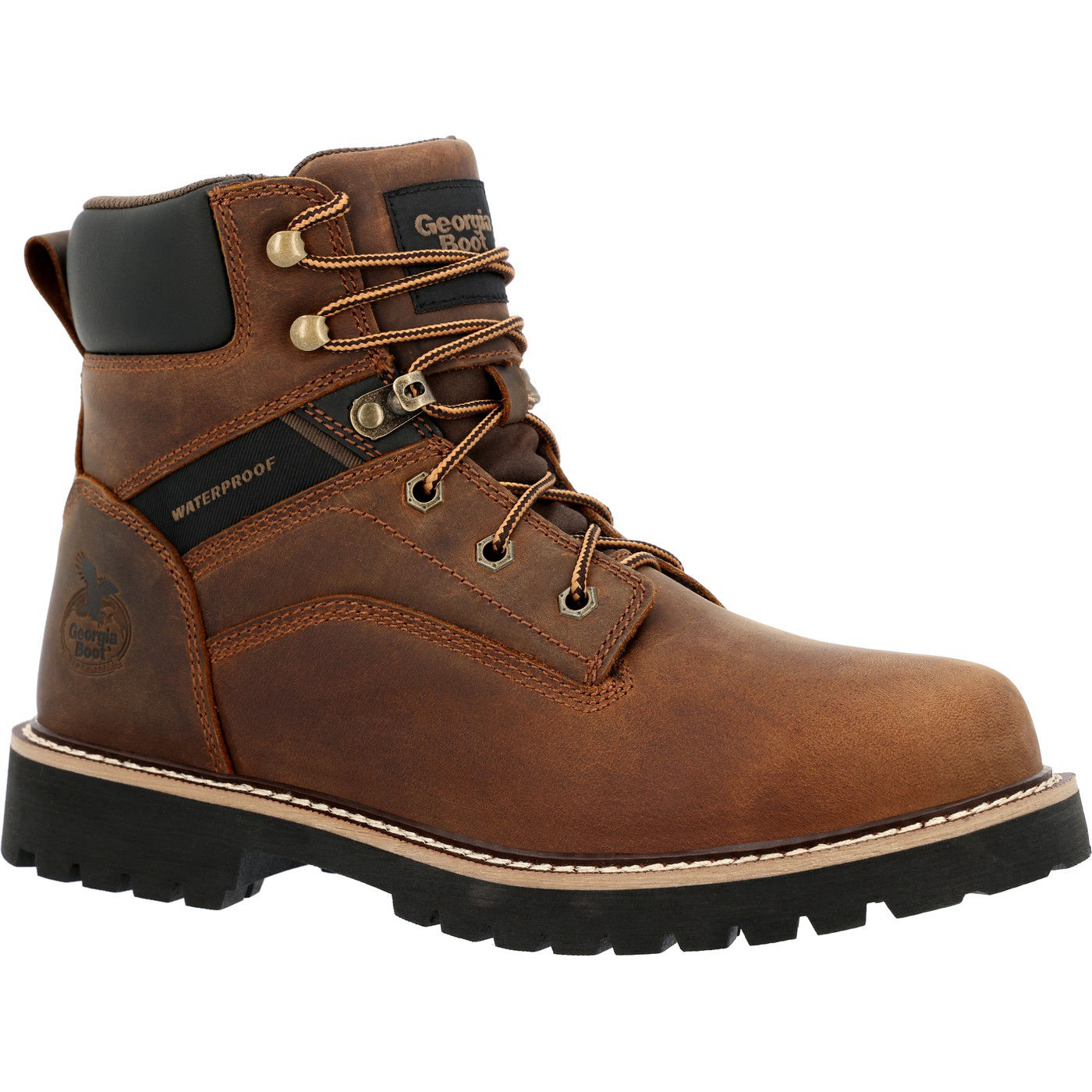 Georgia Boot Men's Core 37 Steel Toe 6" Waterproof Work Boot