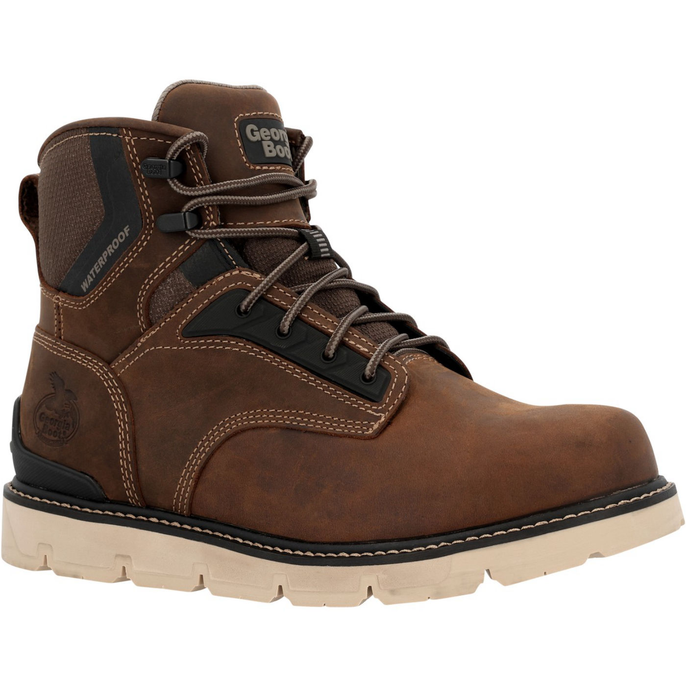 Georgia Boot Carbon Flex Wedge 6" Carbon Toe Work Boot