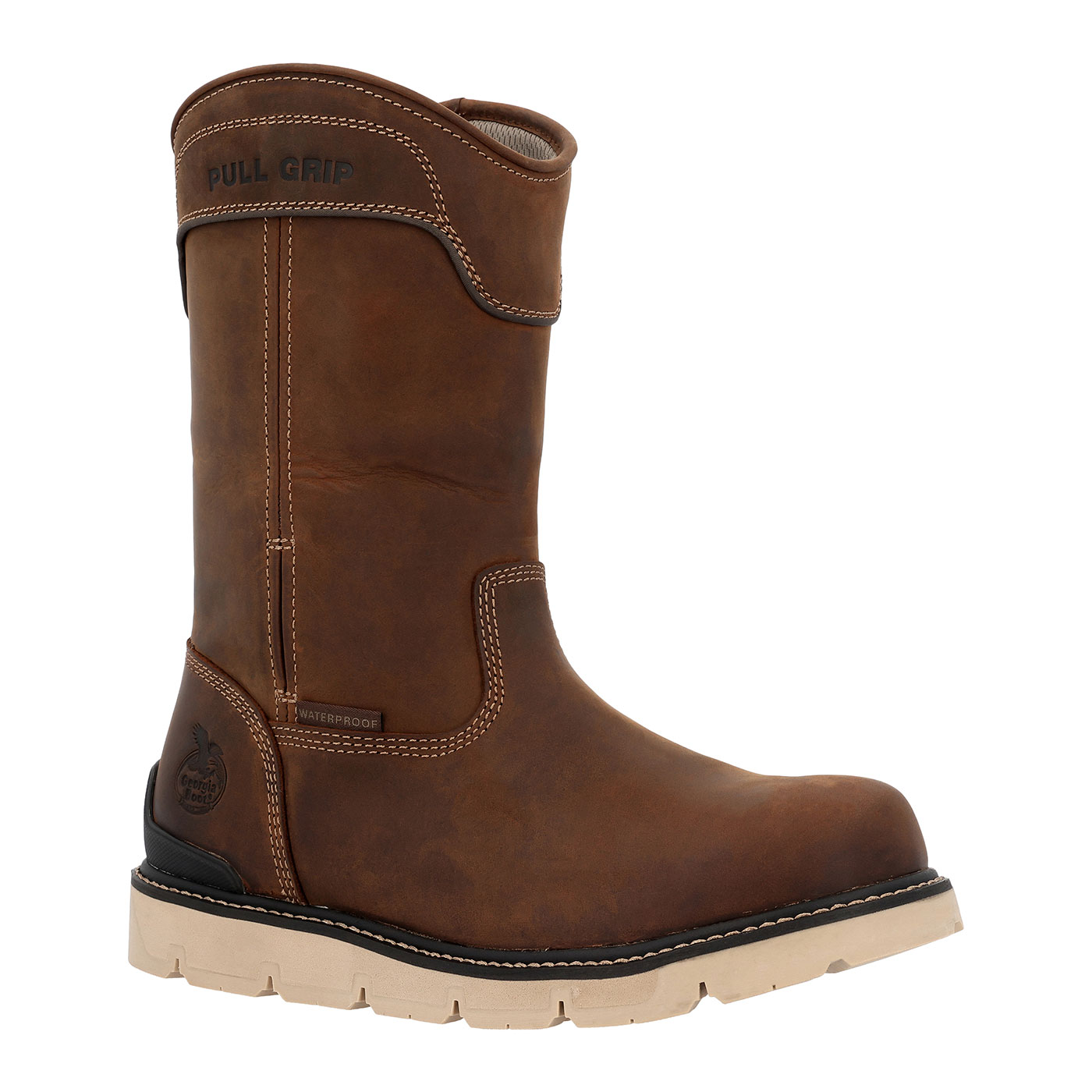 Georgia Boot Carbon Flex Wedge 11" Pull On Waterproof Carbon Toe Work Boot