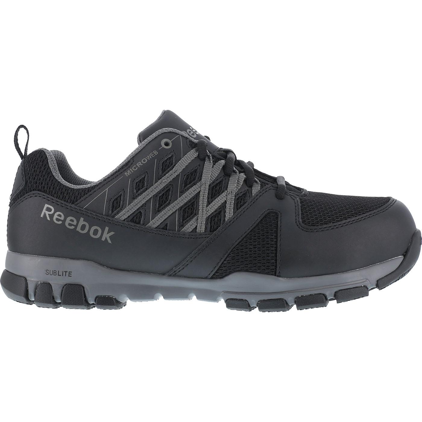 Reebok Sublite Stahlkappe statisch-ableitend rutschfest Arbeit Sportschuh - Bild 6 von 6