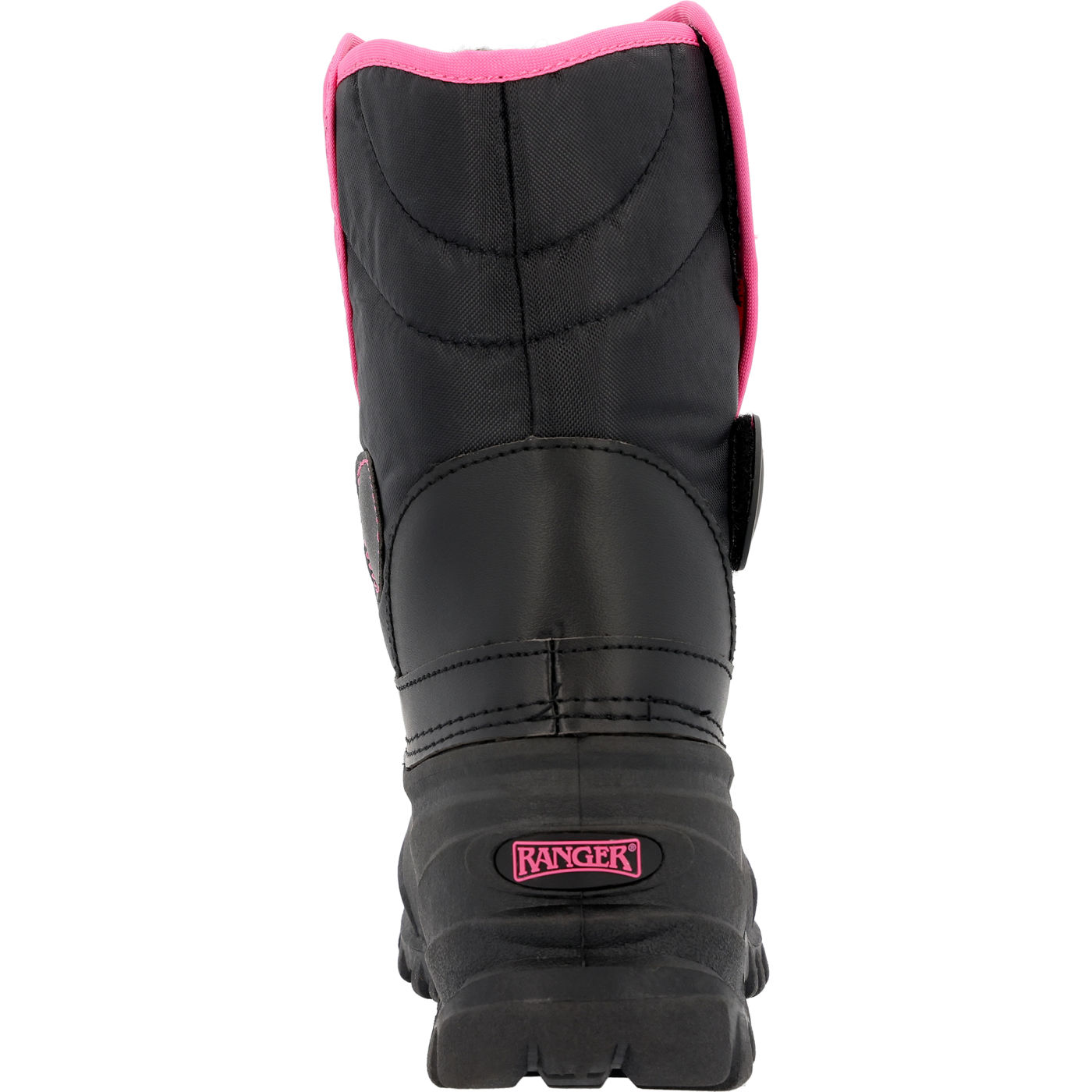 Ranger Kinder Addison wasserdichte isolierte Schneestiefel schwarz/pink - Bild 4 von 7