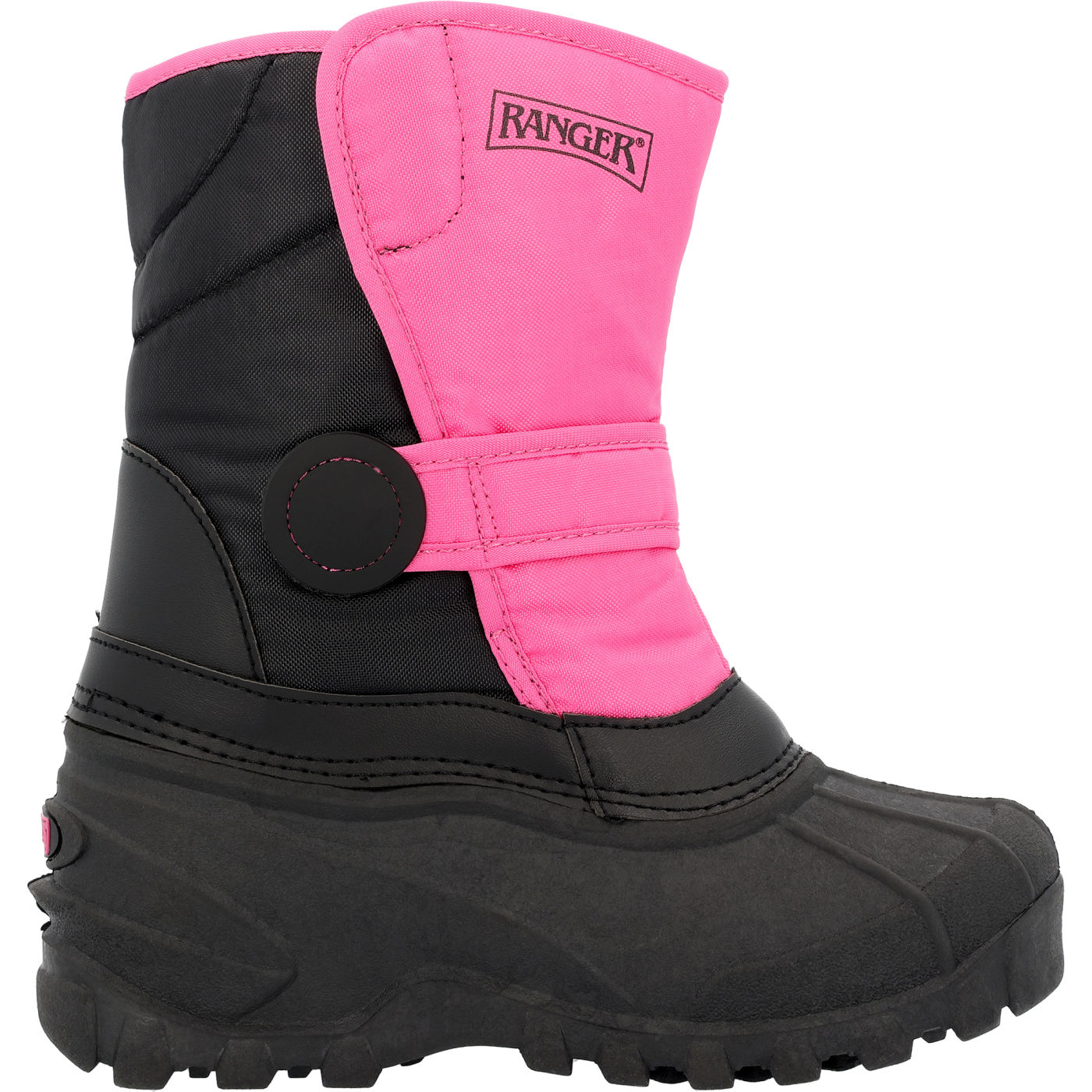 Ranger Kinder Addison wasserdichte isolierte Schneestiefel schwarz/pink - Bild 7 von 7