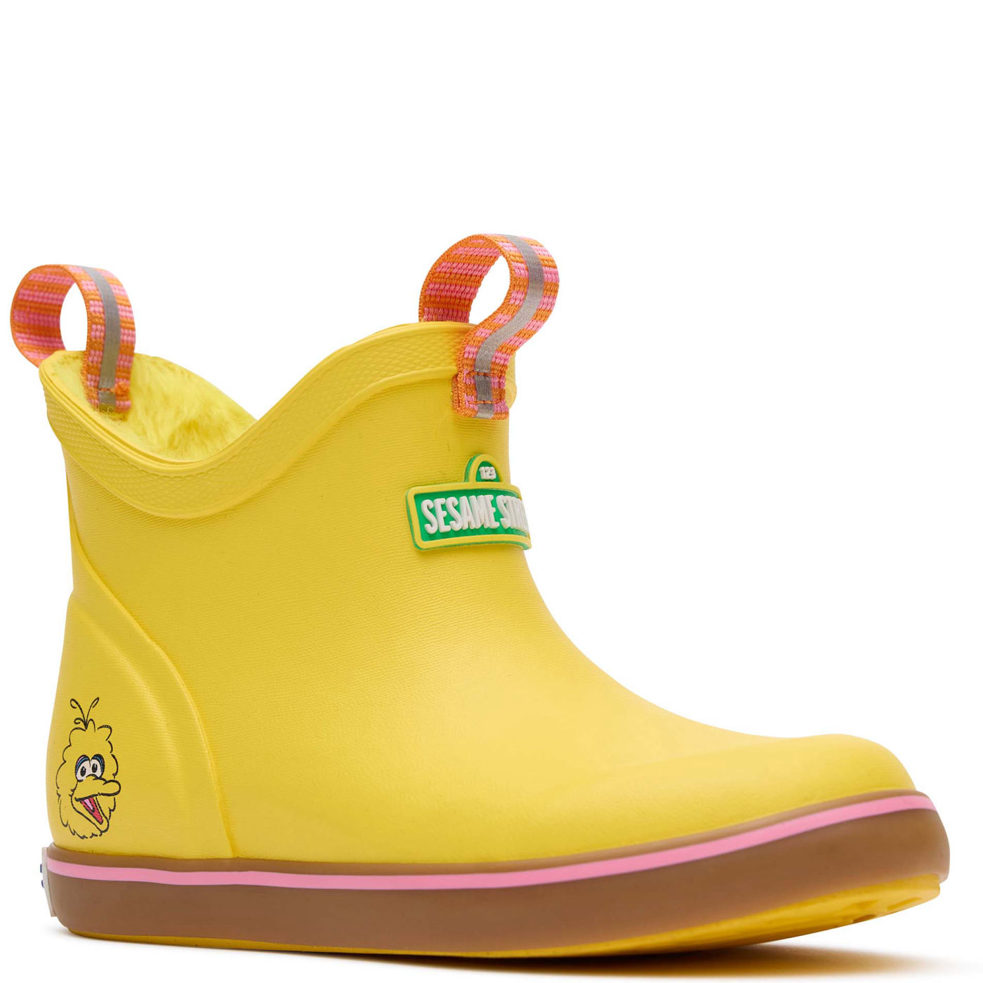 Sesame Street Kids' Fleece Lined Ankle Deck Boot