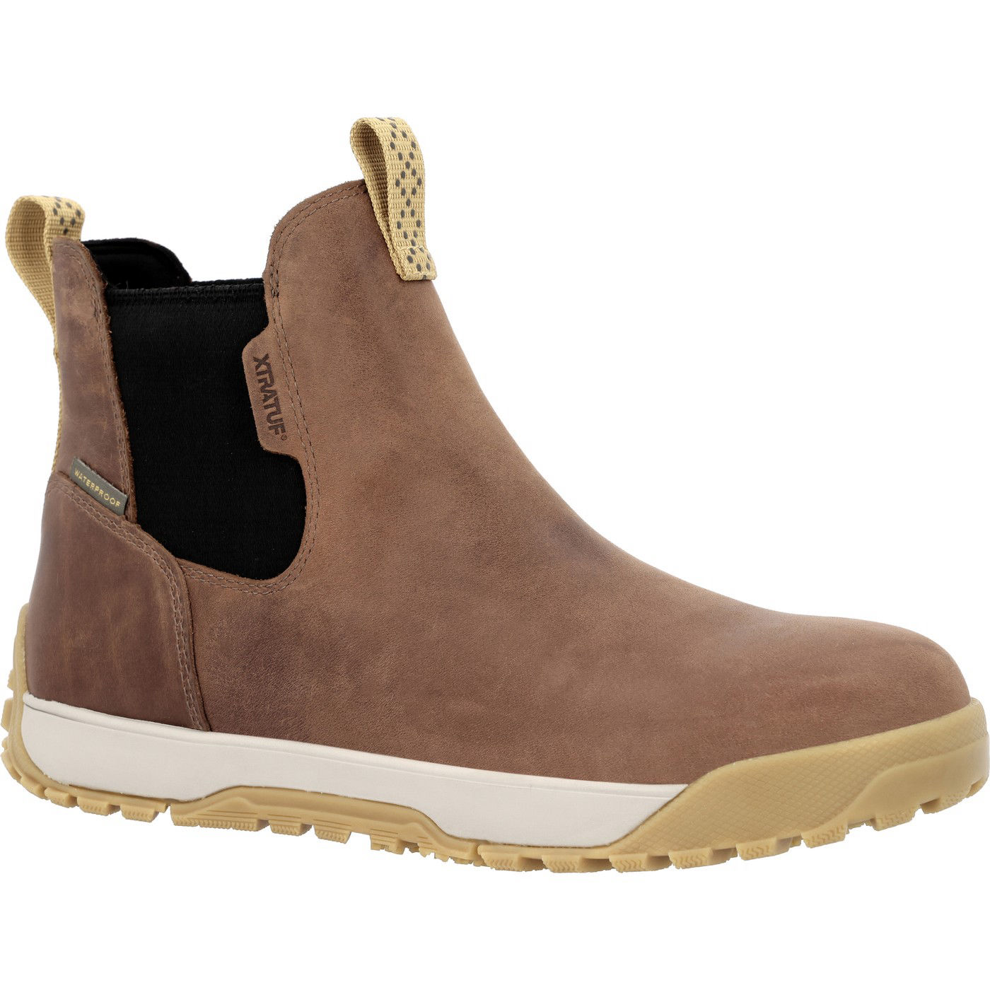 Men's Waterproof Leather Ankle Deck Boot