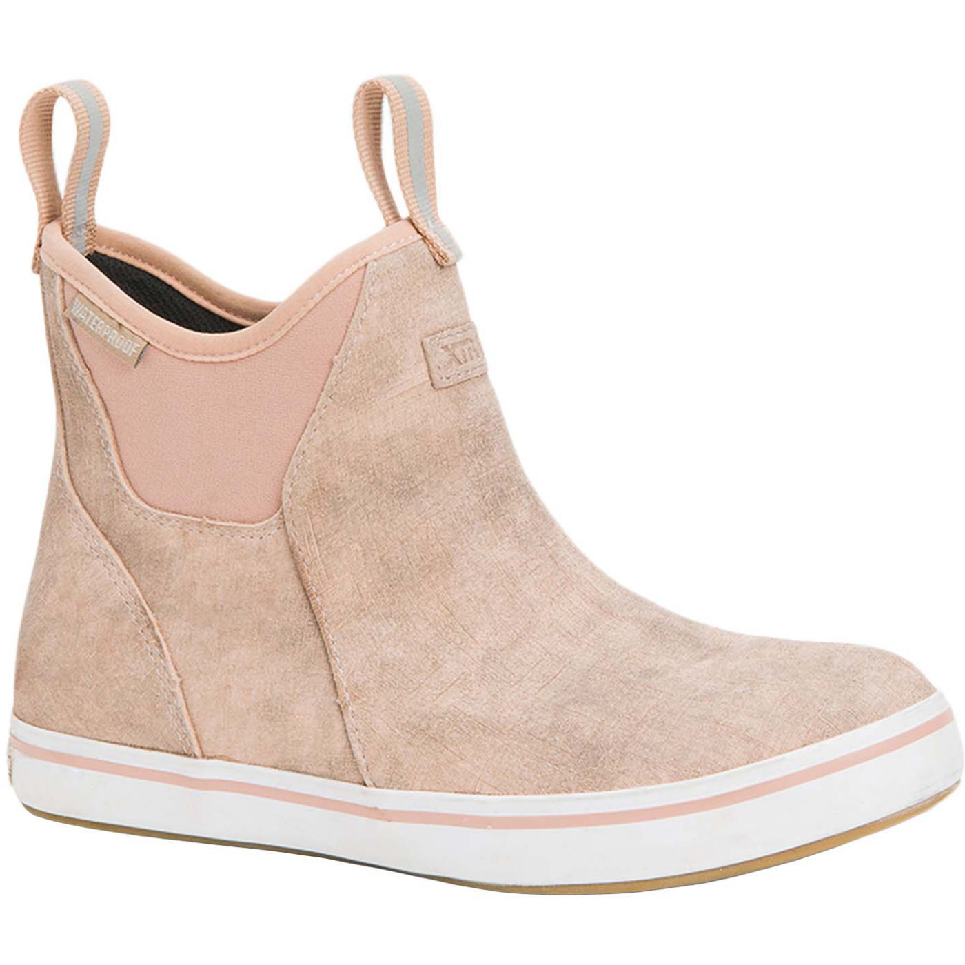 Women's Leather Ankle Deck Boot
